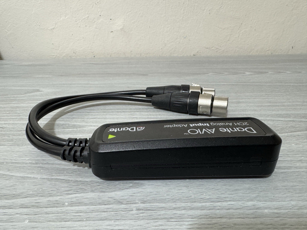 Audinate Dante AVIO 2CH 2-Channel Analog Input Adapter ADP-DAI-AU-2X0