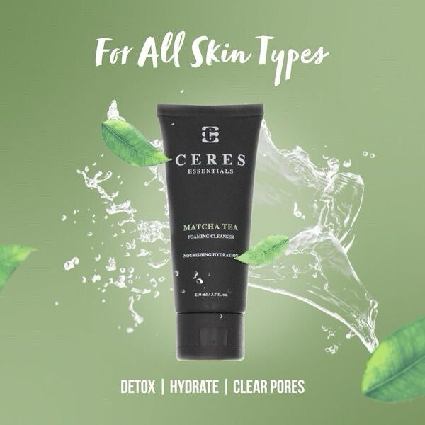 Ceres Face Cleanser Moisturizing Hydrating Clear Skin Matcha Tea