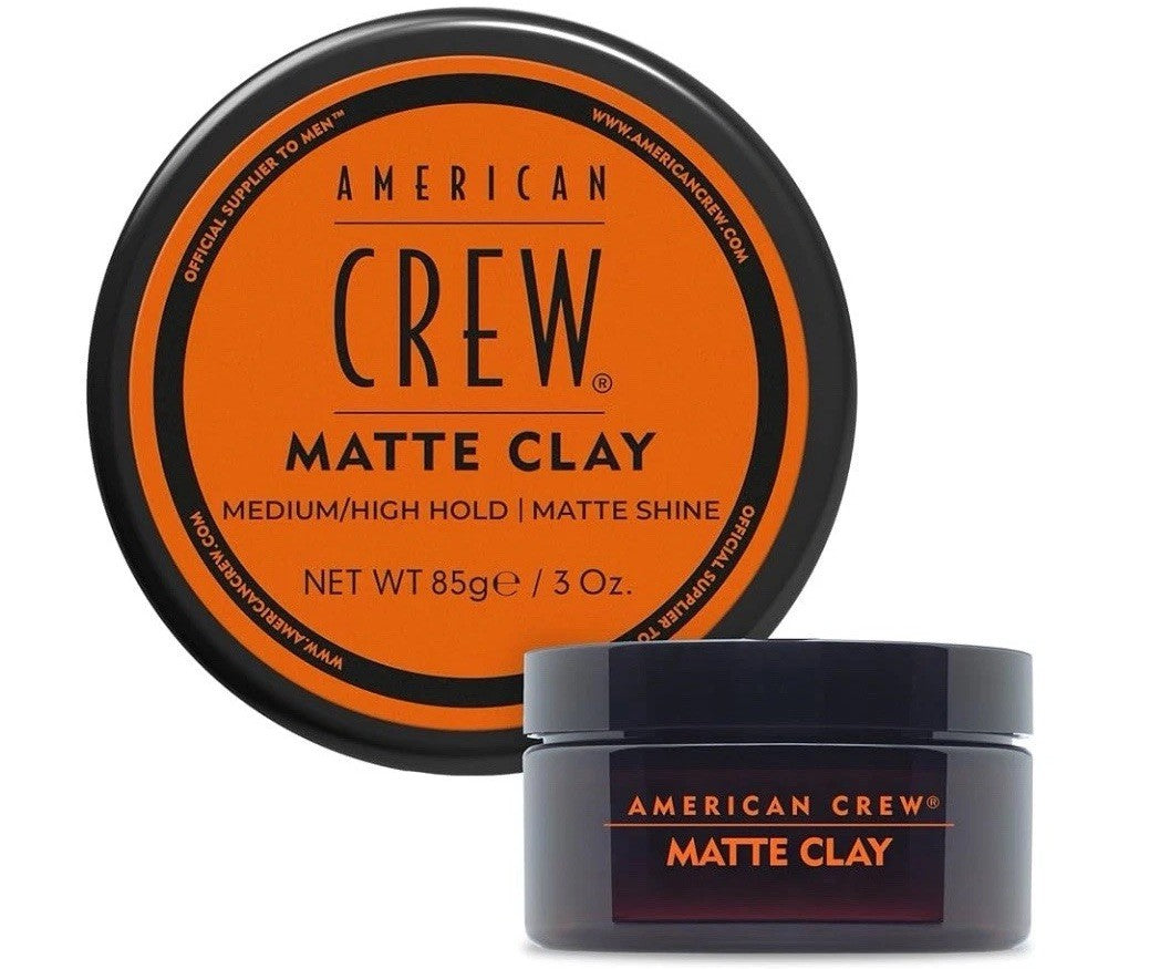 American Crew Men's Hair Matte Clay with Medium/High Hold, 3 oz