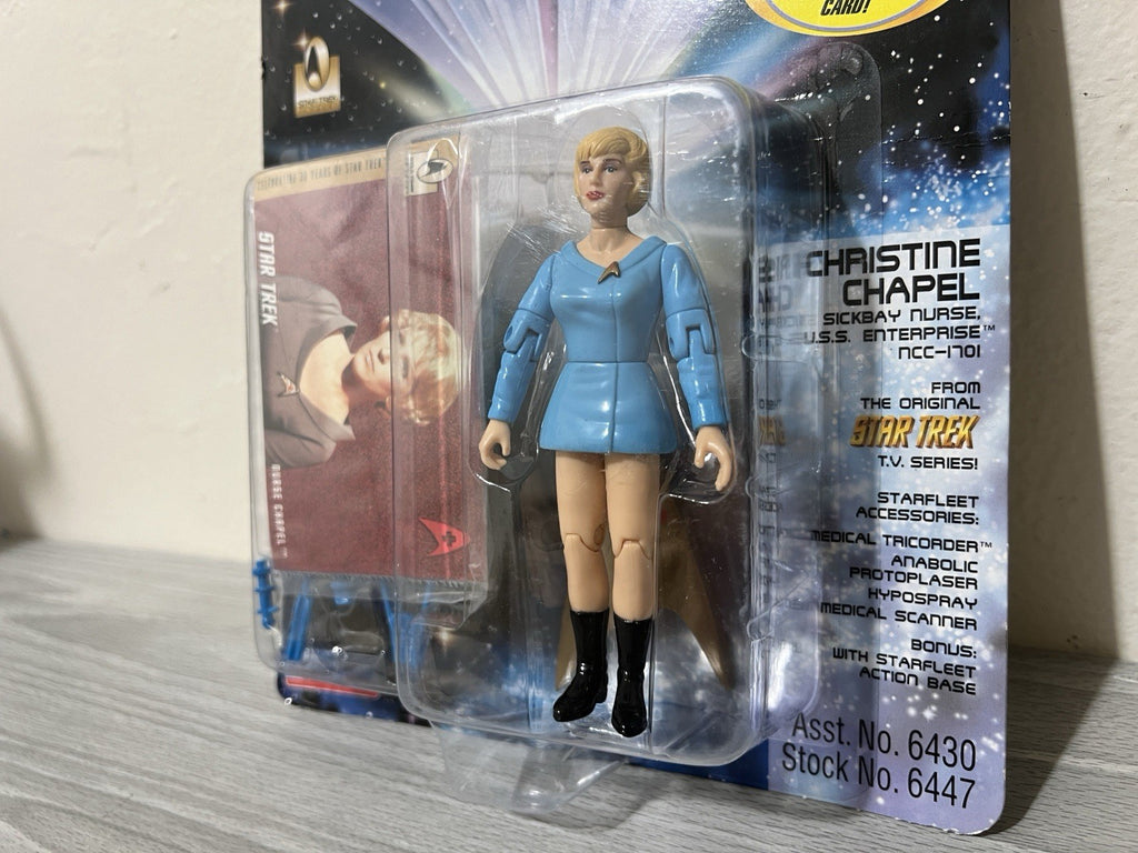Playmates 1996 Star Trek CHRISTINE CHAPEL NURSE Action Figure #6447 T