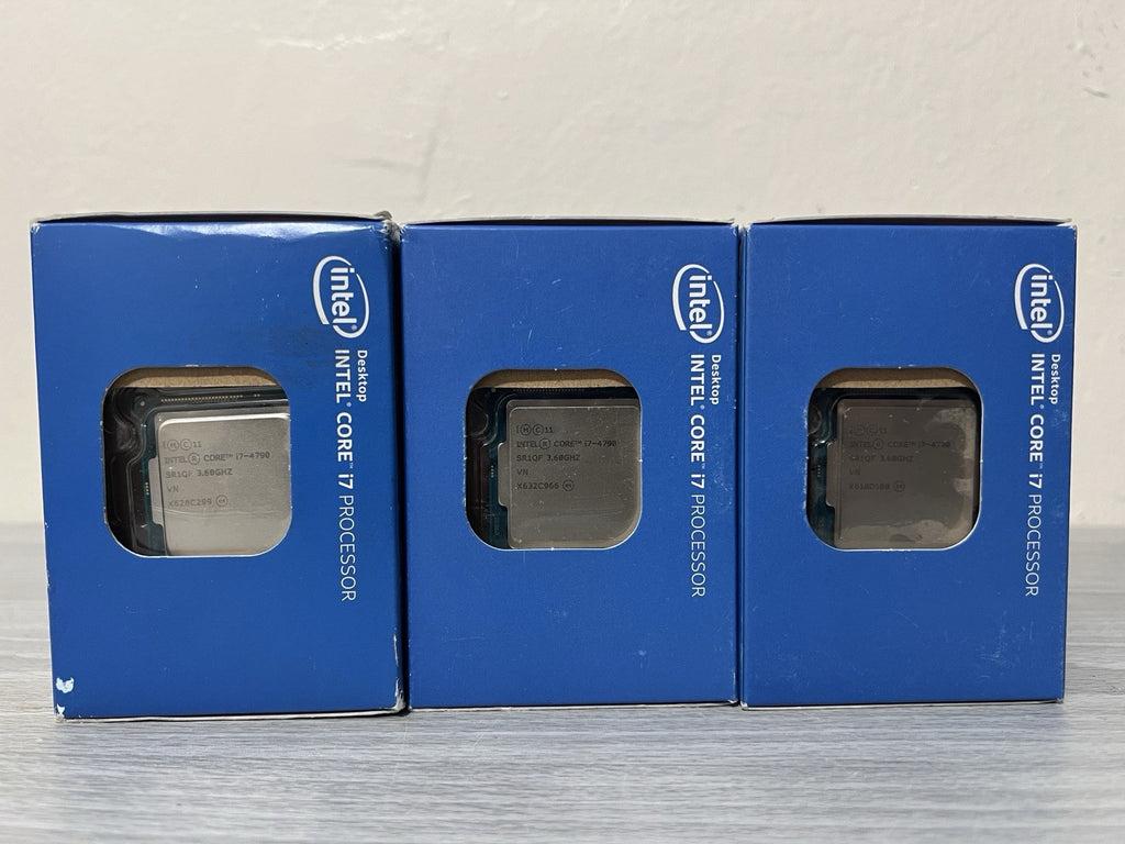 LOT OF 11 Intel Core CPUs Intel i5 6500, Celeron G3930, i7 4790
