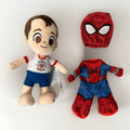 Disney Marvel Nuimos Peter Parker SPIDER-MAN Plush Doll Retired HTF 7” Poseable