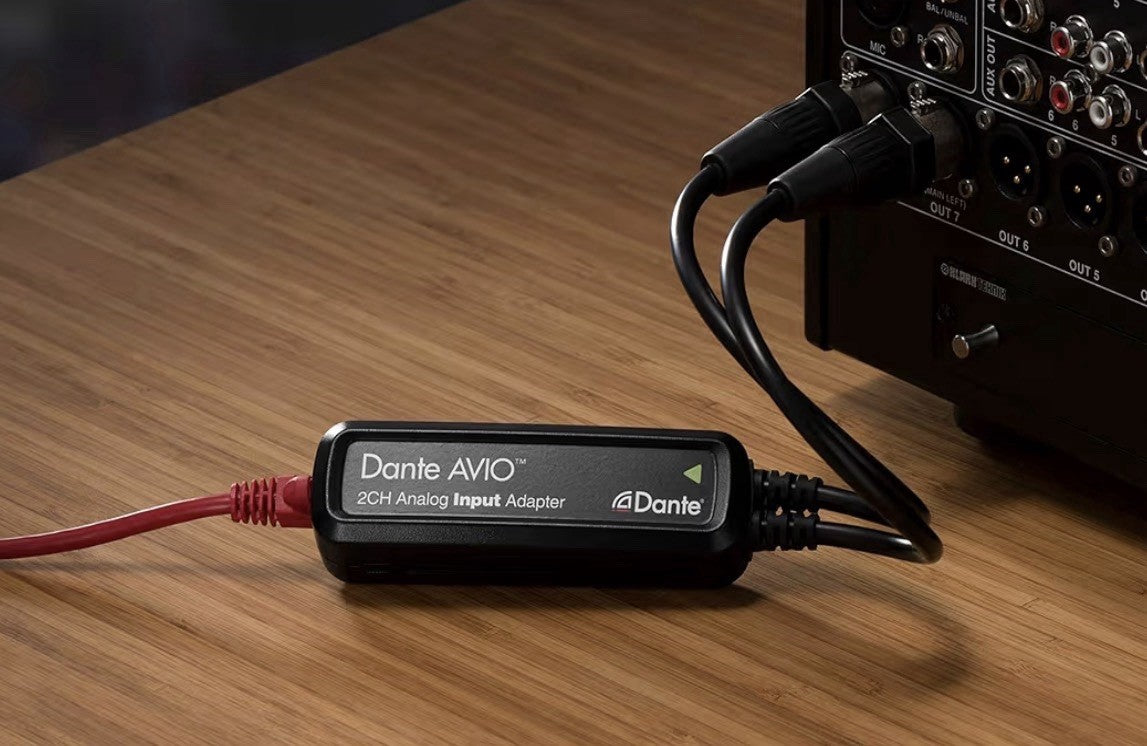 Audinate Dante AVIO 2CH 2-Channel Analog Input Adapter ADP-DAI-AU-2X0