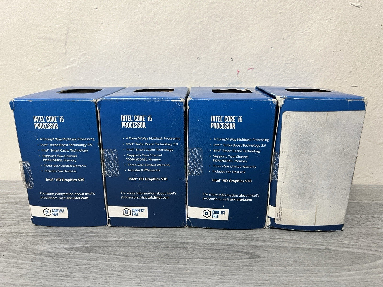 LOT OF 11 Intel Core CPUs Intel i5 6500, Celeron G3930, i7 4790