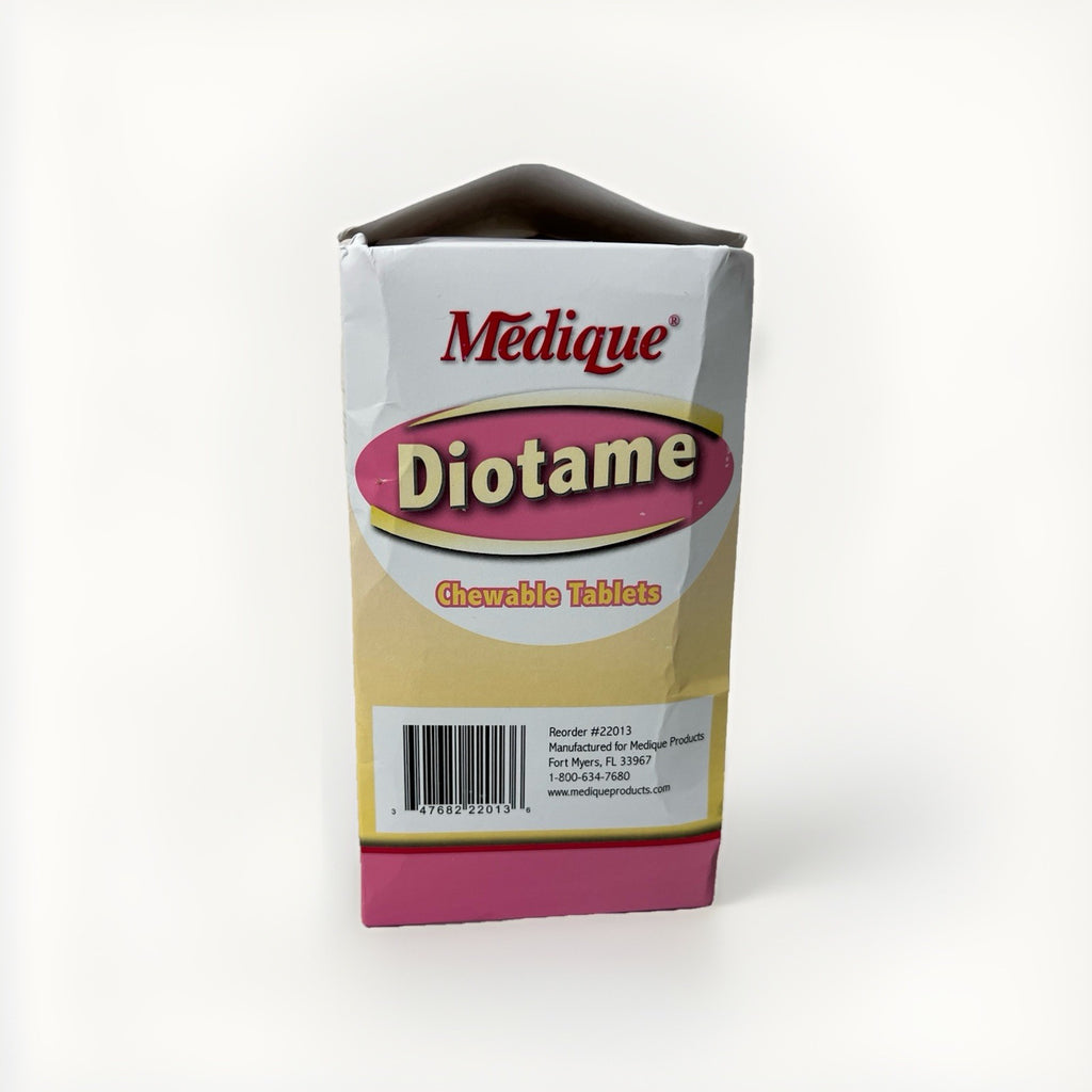 Anti-Diarrheal Diotame 262 mg Strength Chewable Tablet Count of 500