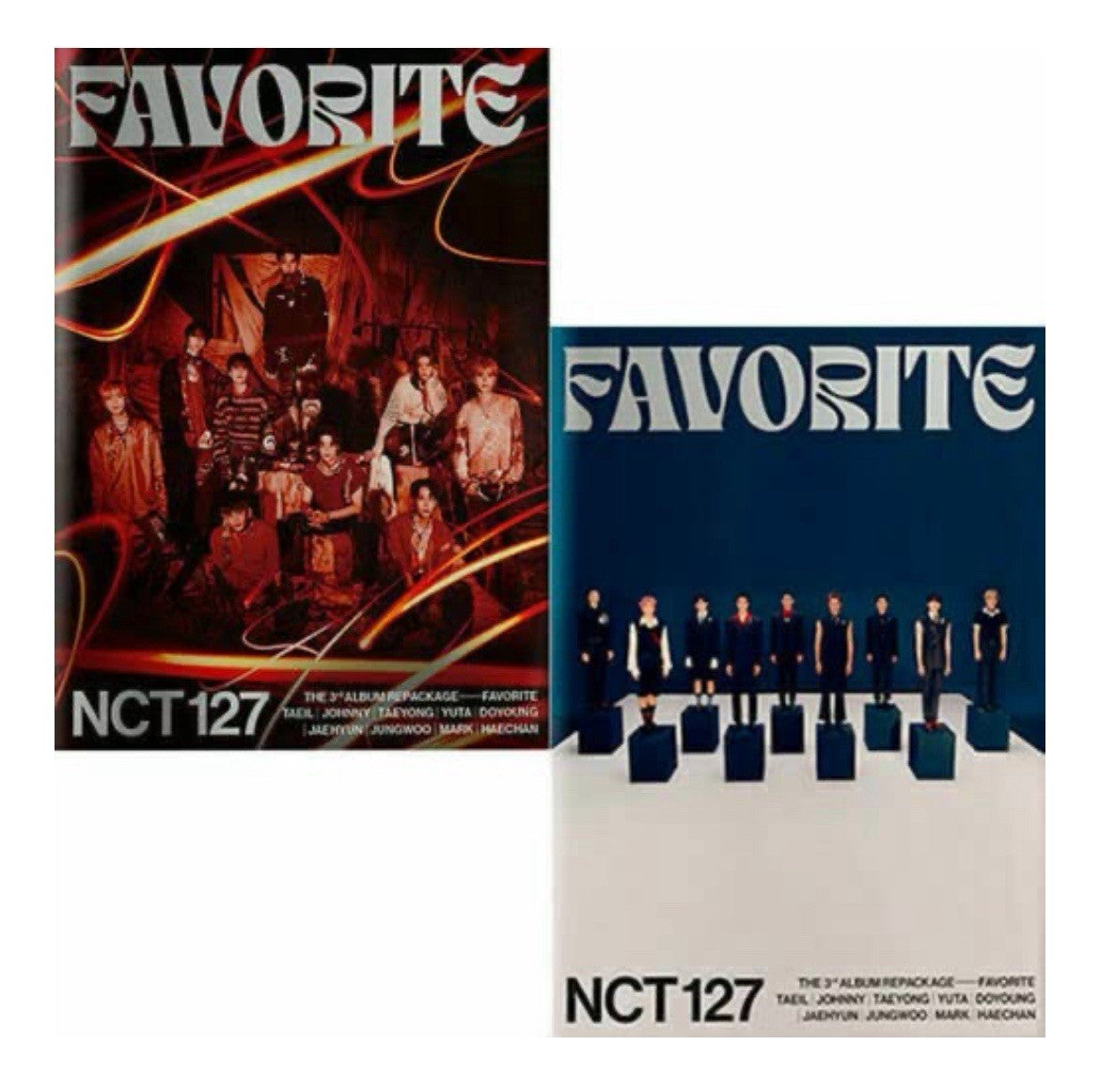 NCT 127 FAVORITE 3rd Repackage Album ( CATHARSIS + CLASSIC ) 2 Ver SET. 2ea CD