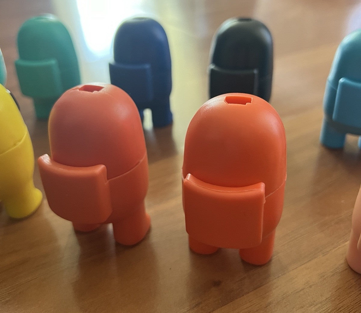 Among Us Buildable Action Figures Lot Of 18 Interchangeable