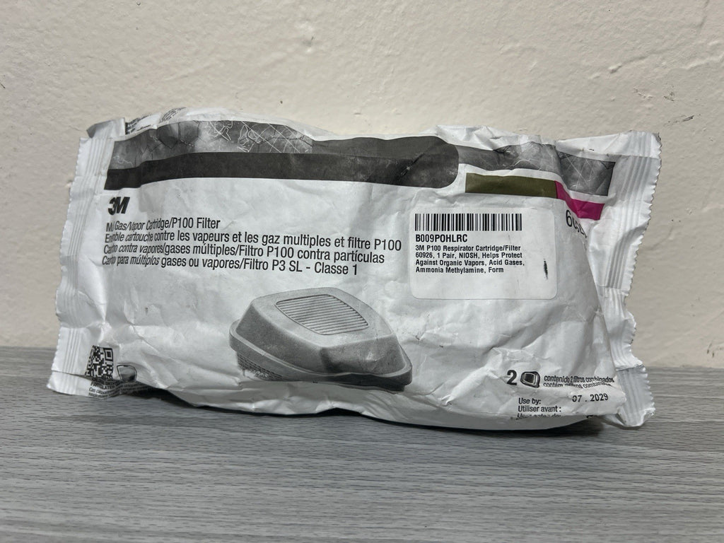 3M 60926 Multi Gas/Organic Vapor Cartridge/Filter P1OO 1 Pair EXP. Date 07/ 2029