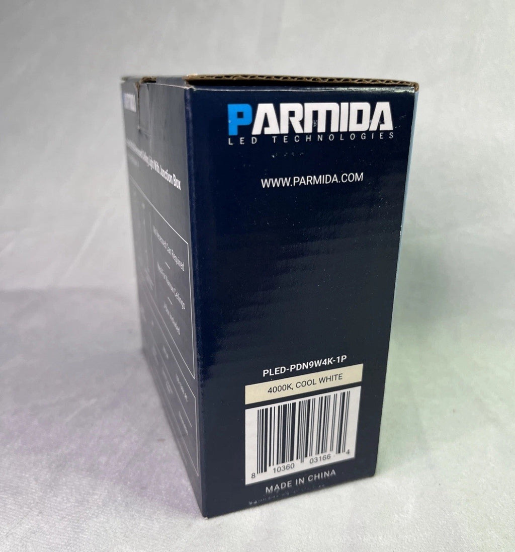 Pack Of 3 PARMIDA 4000K 4 Inch 9W LED Gimbal Downlight Recessed Ceiling Light