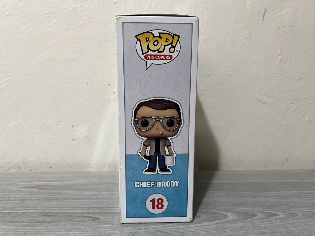 Chief Brody Jaws Funko Pop! #18 Figure & Cover Art Limited Edition