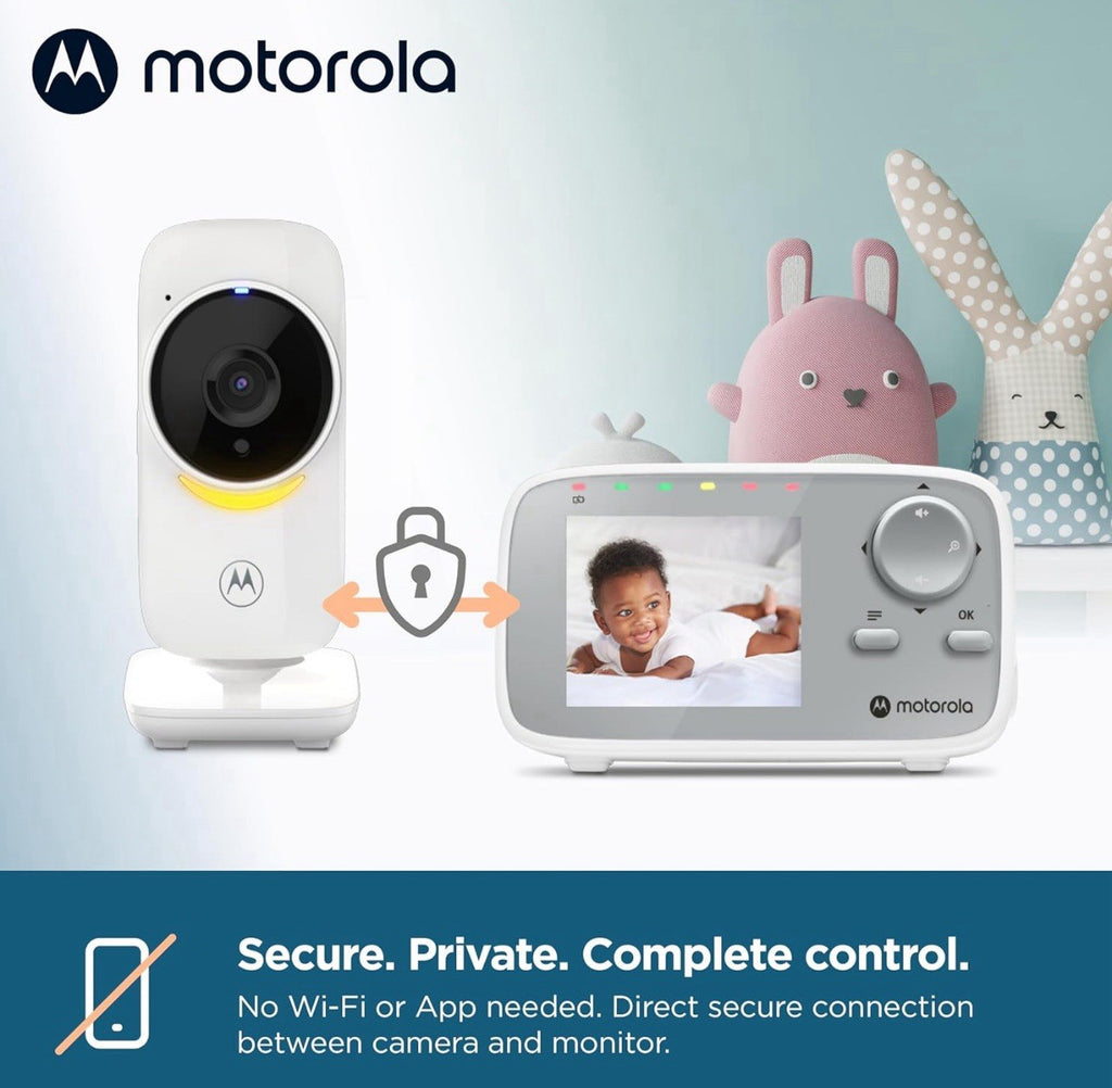 Motorola VM482ANXL Video Baby Monitor W/Camera & Mood Light, Wireless