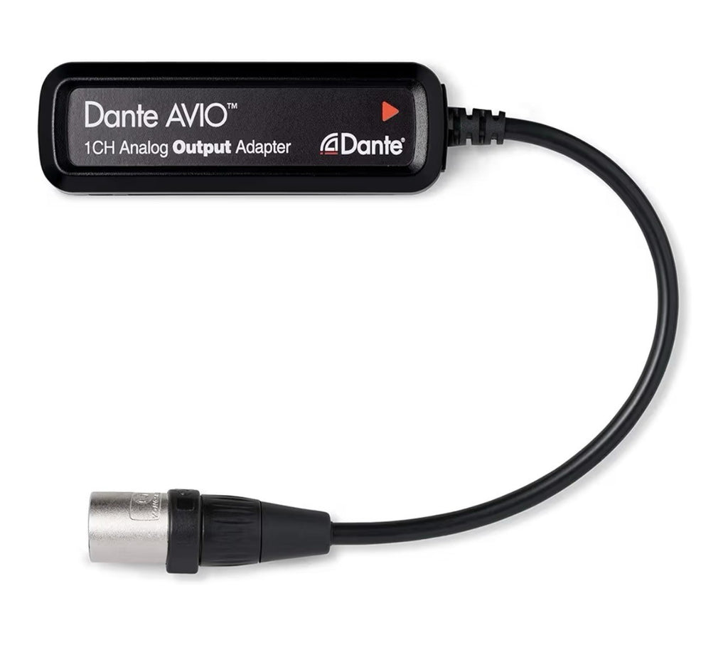 Dante AVIO 1CH 1-Channel Analog Output Adapter ADP-DAO-AU-0X1