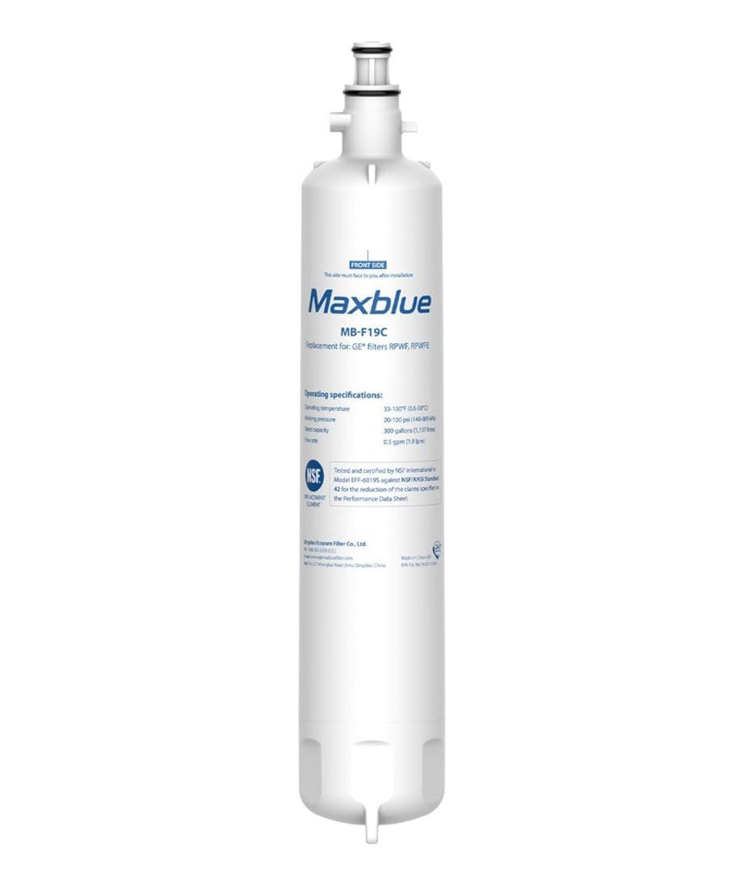 Maxblue Refrigerator Water Filter, Replacement for GE® RPWFE,RPWF(1)