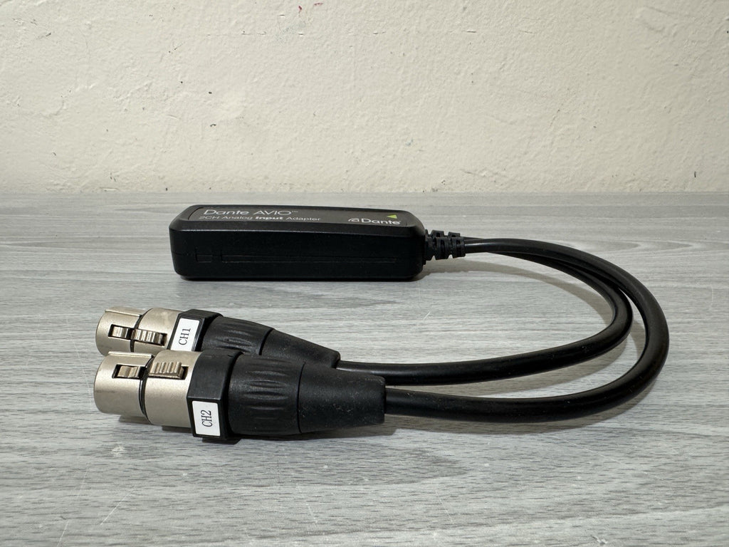 Audinate Dante AVIO 2CH 2-Channel Analog Input Adapter ADP-DAI-AU-2X0