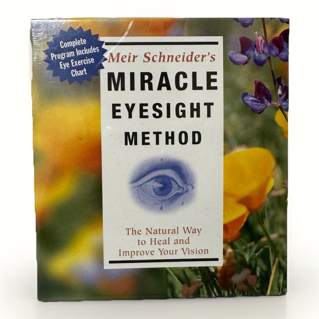 MEIR SCHNEIDER'S~MIRACLE EYESIGHT METHOD~1996 NEW SEALED 3 CD SET~VISION HEALING