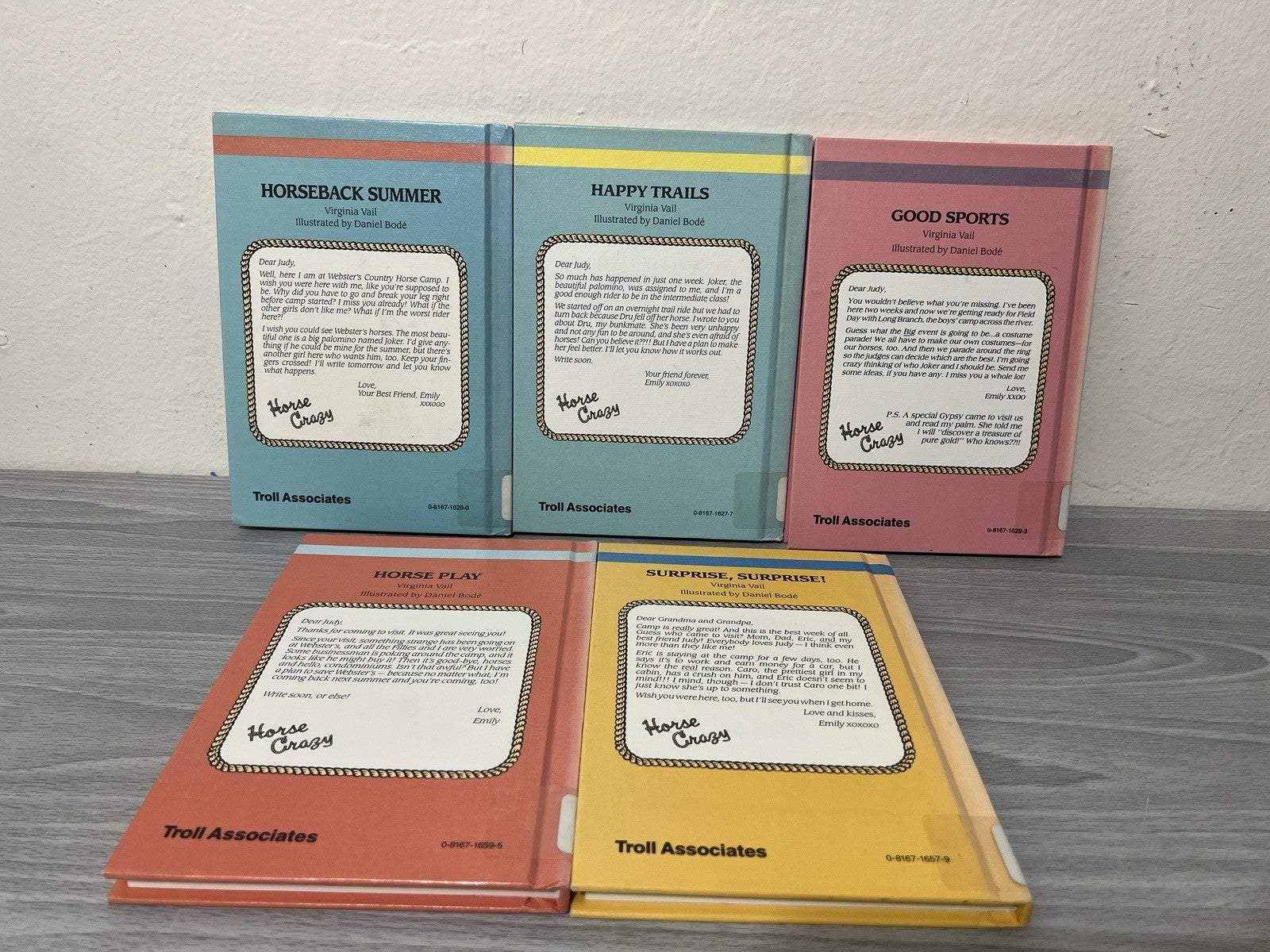 HORSE CRAZY SERIES Vintage (LOT OF 5) By Virginia Vail & Daniel Bode