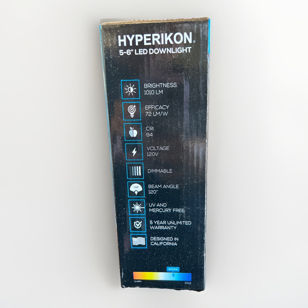 Hyperikon HyperDownlight6-402 LED 5-6” Downlight 14W 4000K Daylight Glow