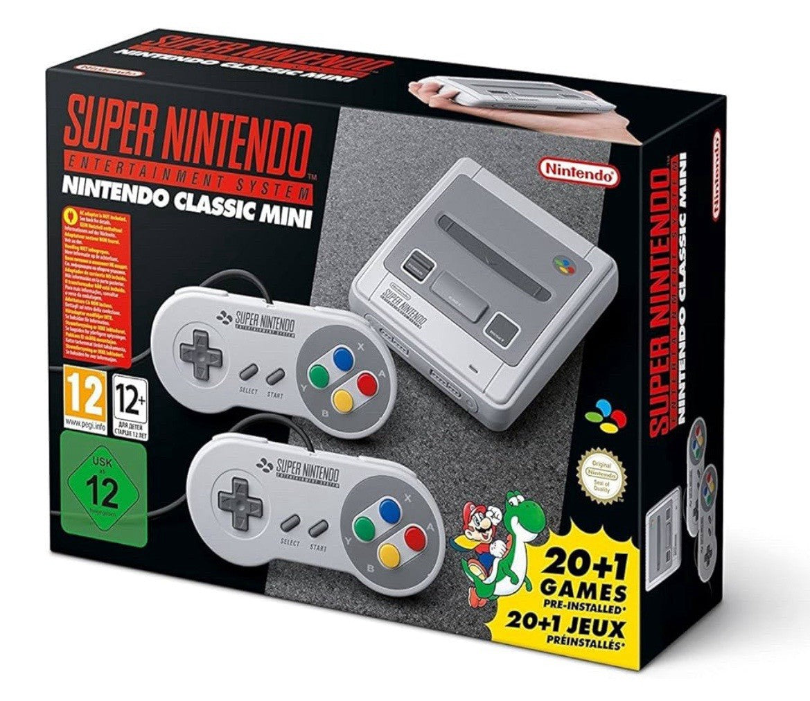 SNES Super Nintendo Entertainment Classic Edition Mini EU Version AUTHENTIC