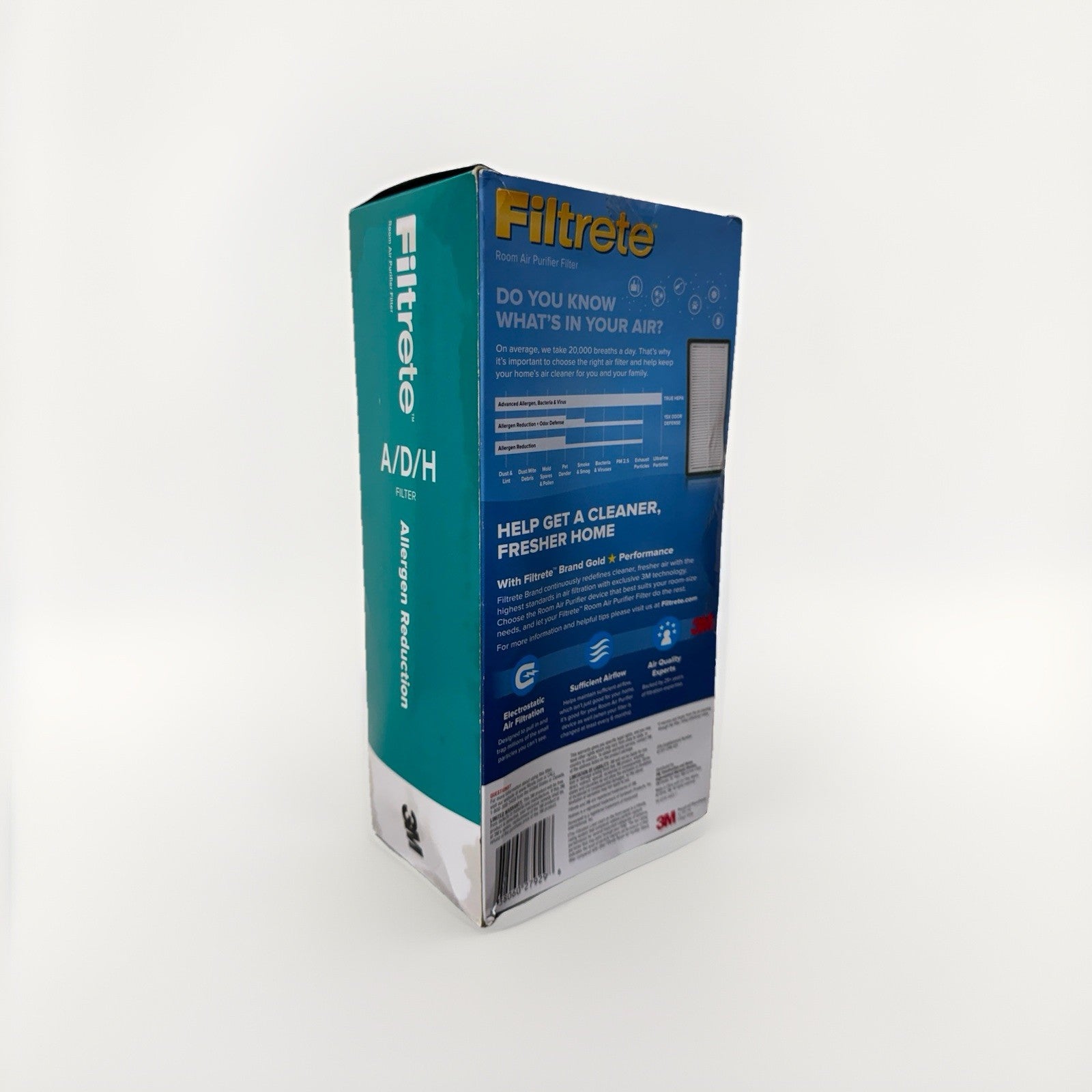 Filtrete A/D/H Allergen Reduction HEPA Air Purifier Replacement Filter, 2 Pack