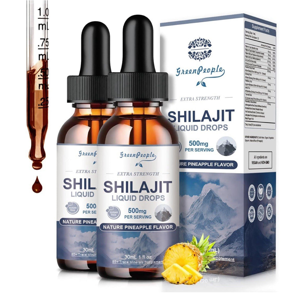 Pure Shilajit Fulicacid Drops Natural Drops Daily Energy Immune System Support