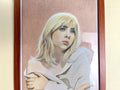 Billie Eilish Original Poster Drawing - Framed Artwork