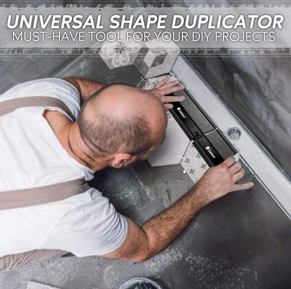 Saker Adjustable Measure Connection Profile Gauge 5+10 Inch - Precision Tool