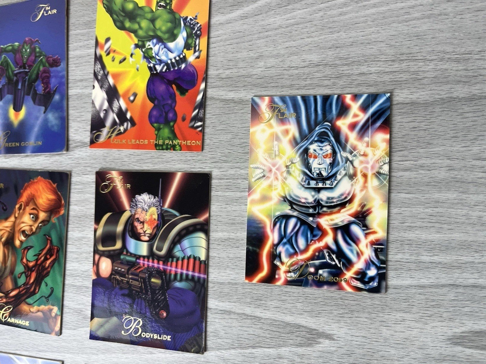 1994 Flair Marvel Cards Rare Collectible Lot - 29 Cards