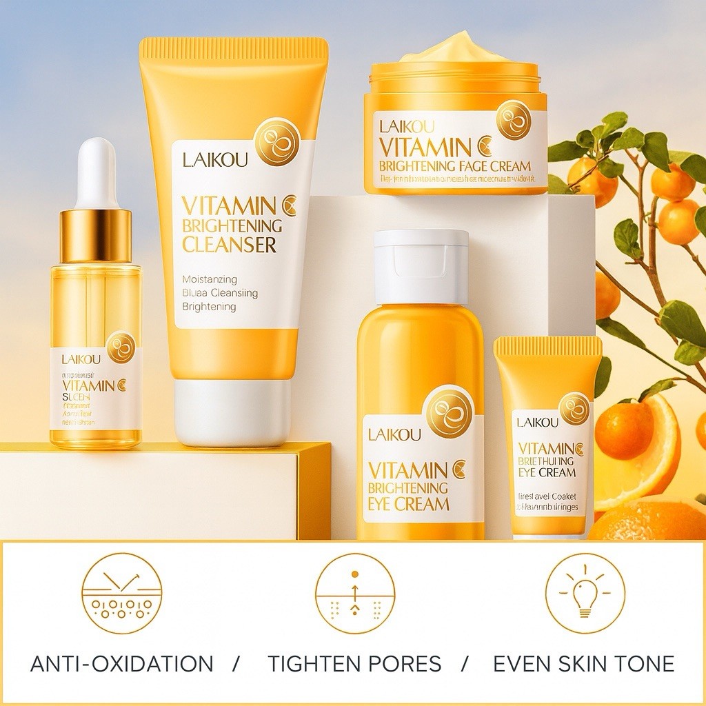 Anti-Aging & Brightening Skin Care - Vitamin C SET 5 in 1 NEW