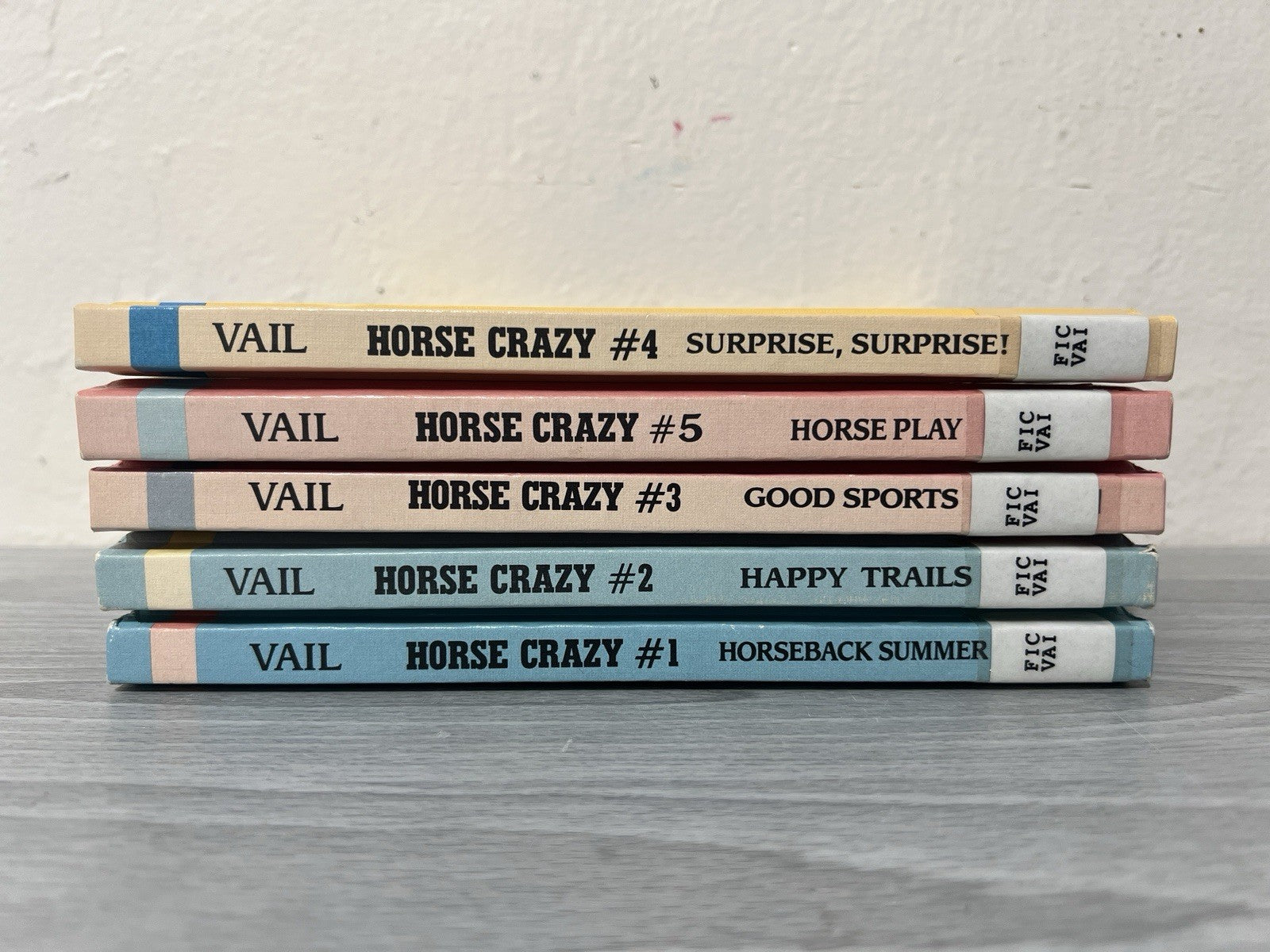 HORSE CRAZY SERIES Vintage (LOT OF 5) By Virginia Vail & Daniel Bode