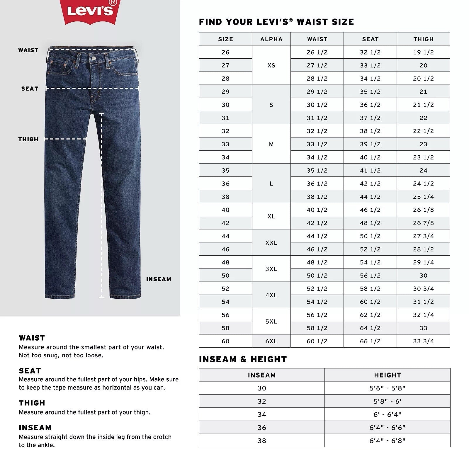 Levi's MIDNIGHT Men's 514 Relaxed Fit Straight Jeans, US 31x32