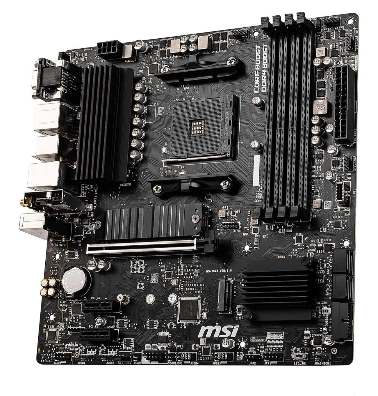 MSI B550M PRO-VDH AMD Ryzen AM4 Micro ATX Motherboard DDR4 SATA 6Gbs 128GB [NEW]
