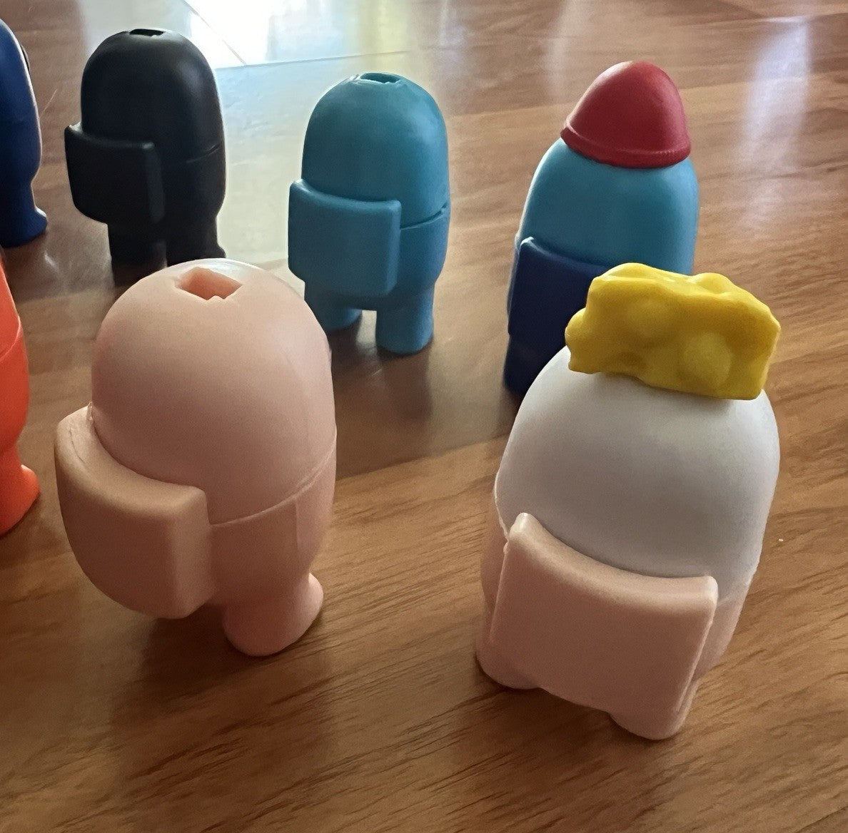 Among Us Buildable Action Figures Lot Of 18 Interchangeable