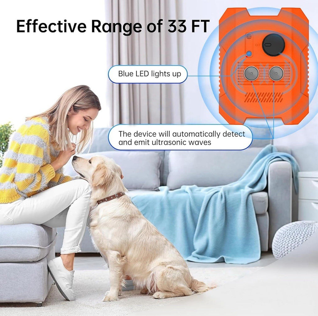 Ultrasonic Bark Control for Dogs, Anti-Barking Dog Barking Stopper with 3 Modes