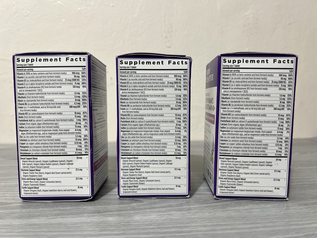 LOT OF 3- New Chapter One Daily Every Woman’s Multivitamin 40+ 96 Tablets
