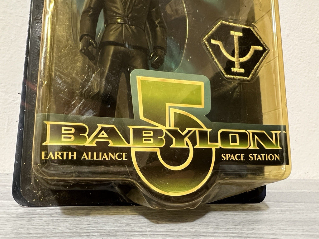BABYLON 5 PSI COP ALFRED BESTER ACTION FIGURE FACTORY SEALED with Psi Corp Patch