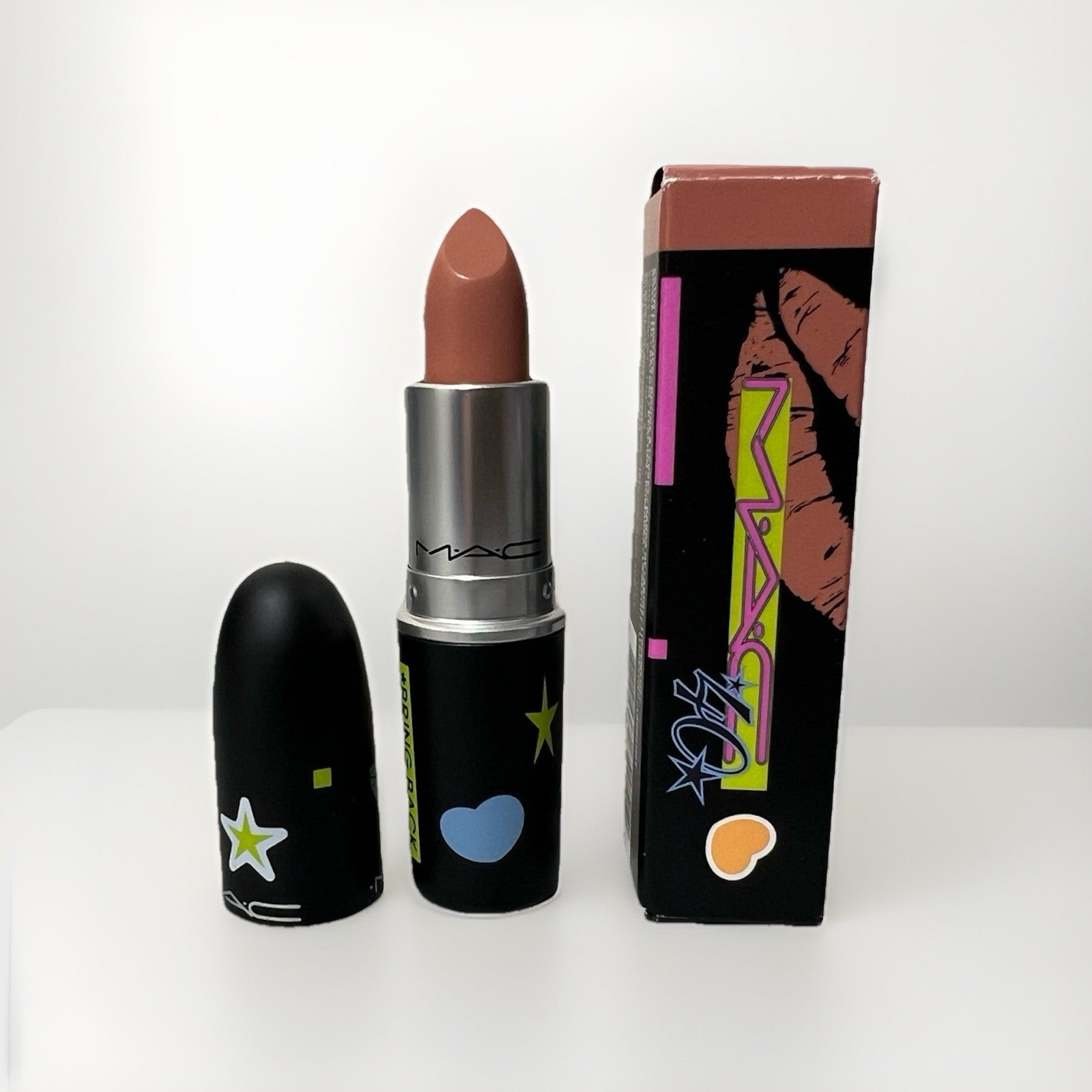 MAC Satin Lipstick - FLESHPOT - 40th Anniversary Limited Edition - .1oz./3g