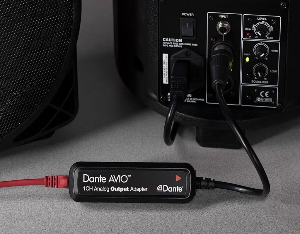 Dante AVIO 1CH 1-Channel Analog Output Adapter ADP-DAO-AU-0X1