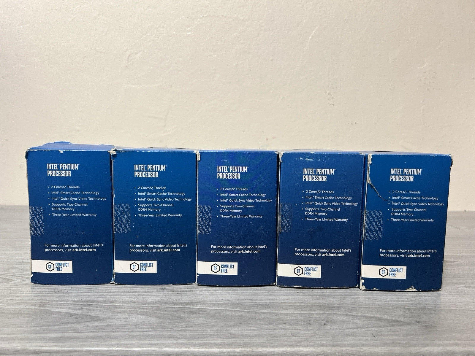 Intel Pentium G4400 3.3GHz Dual-Core LGA 1151- LOT OF 5