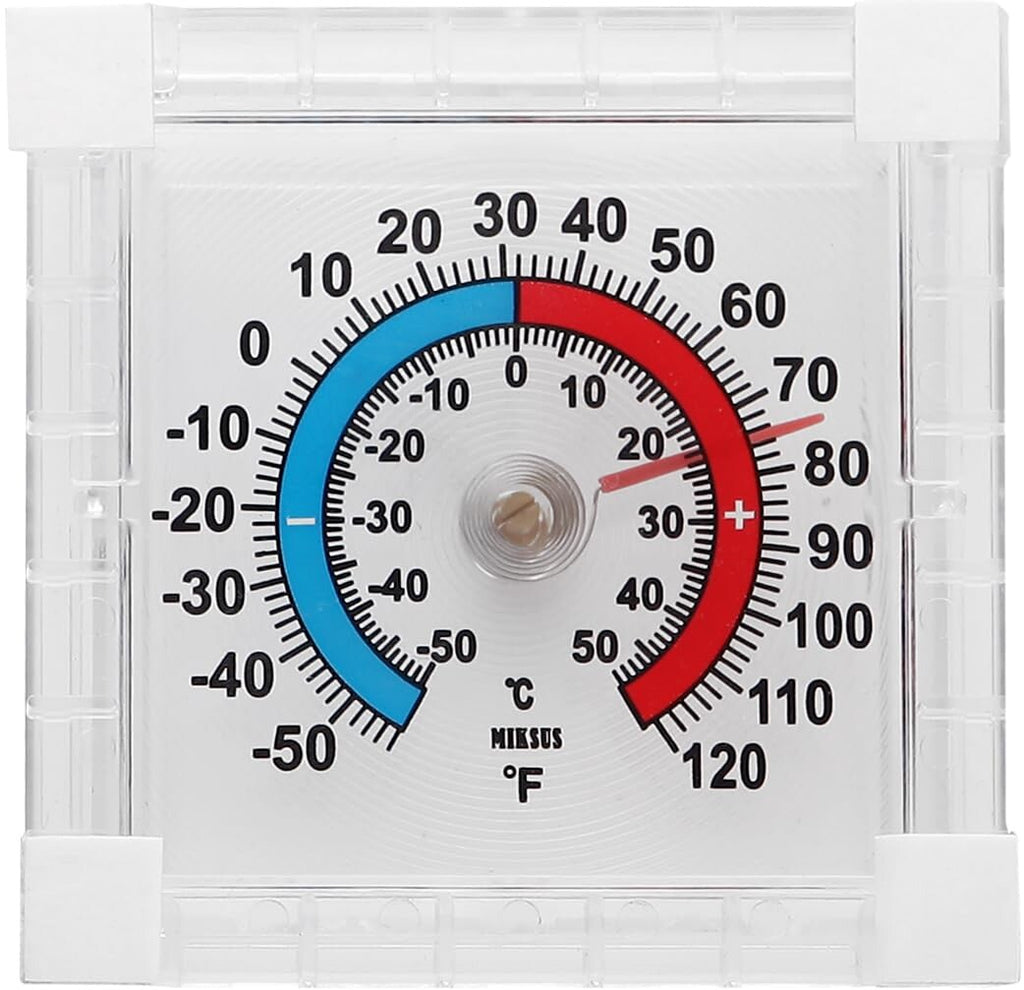 3'' New Premium Window Thermometer Outdoor Waterproof Upgraded Accuracy