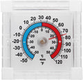 3'' New Premium Window Thermometer Outdoor Waterproof Upgraded Accuracy