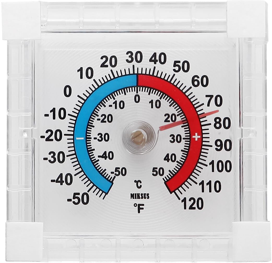 3'' New Premium Window Thermometer Outdoor Waterproof Upgraded Accuracy