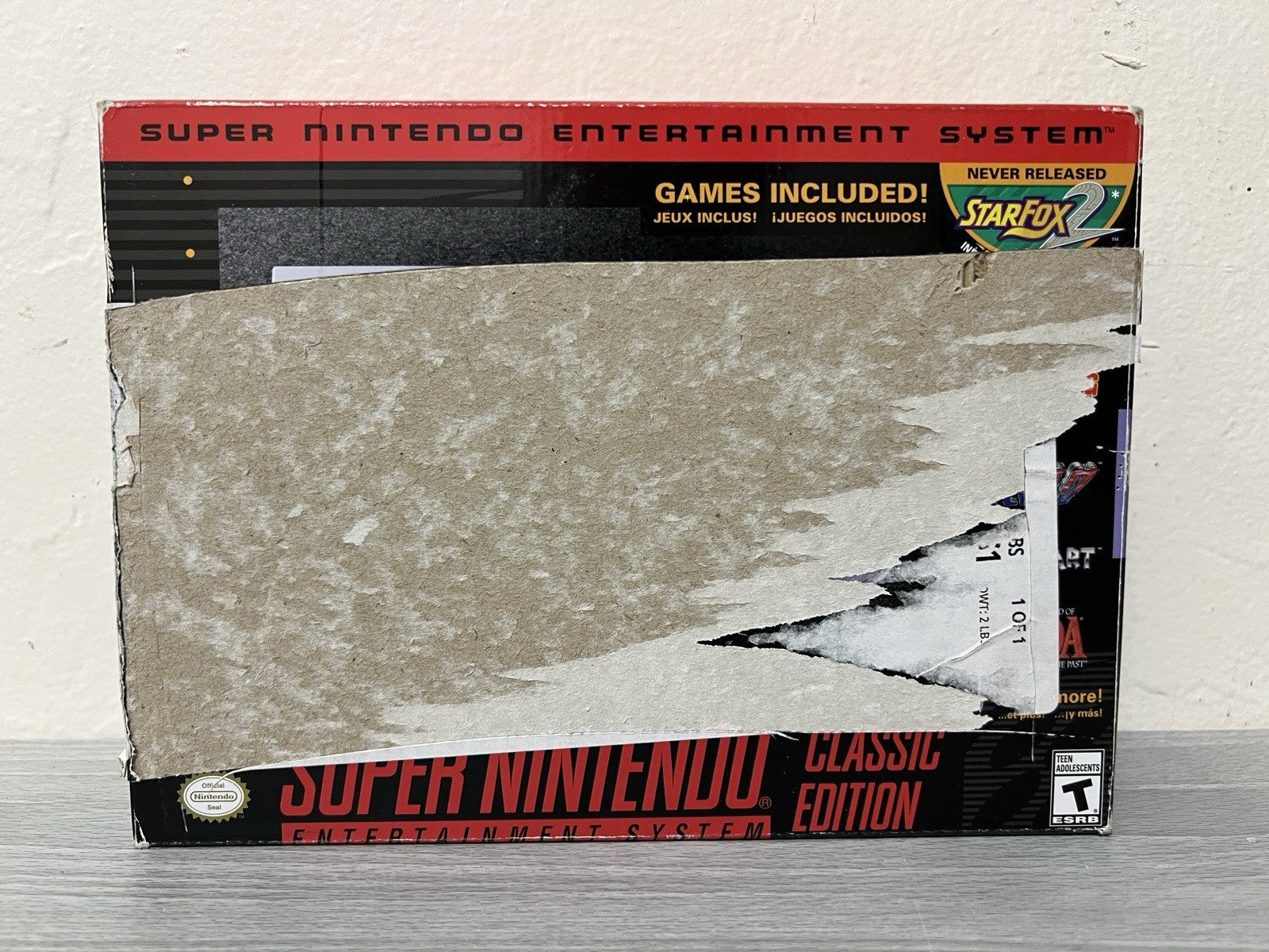 AUTHENTIC Super Classic Mini Entertainment System SNES Included 21 Games