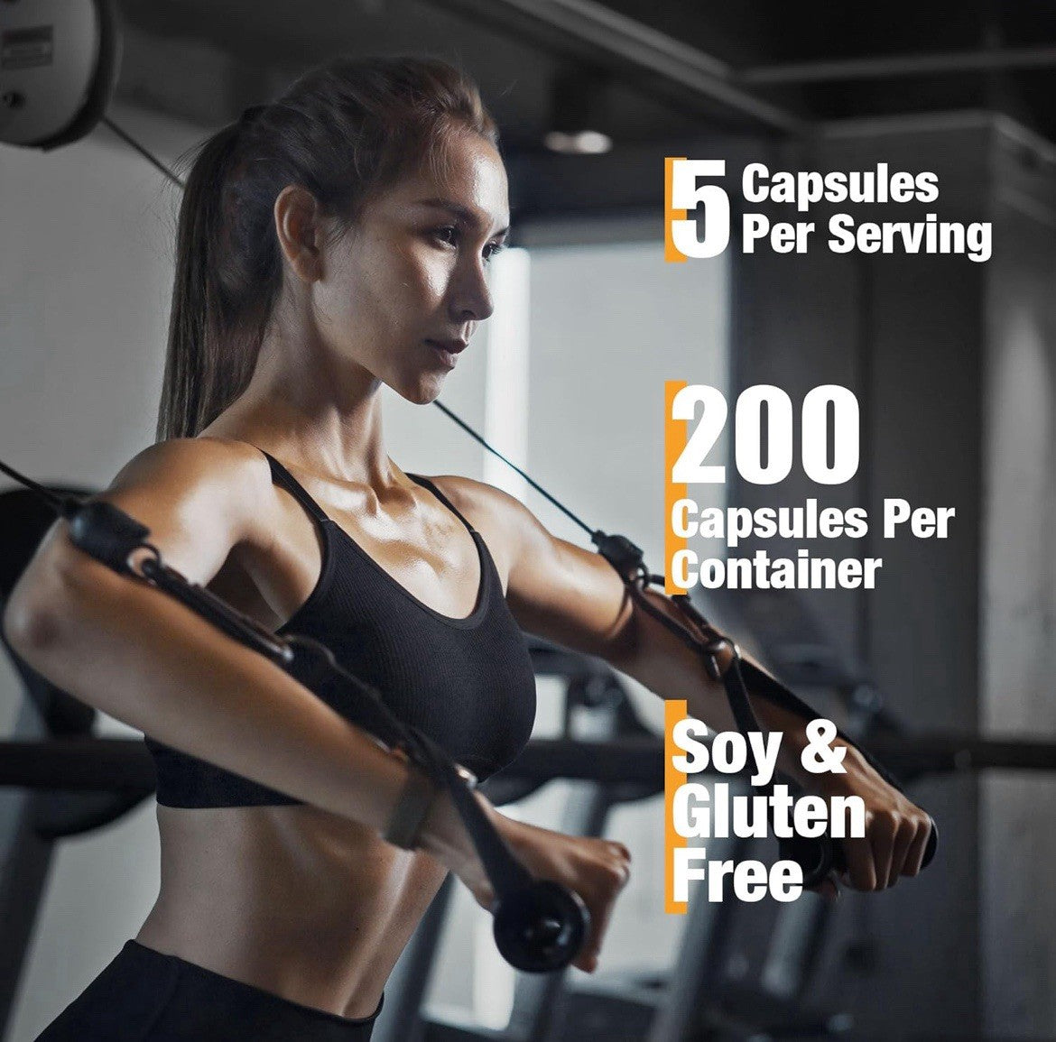 Bikayalue Creatine Monohydrate Supplement Micronized Capsules 200 CAPSULES