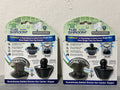 2x TubShroom Ultra (Stainless) Strainer Plus StopShroom Plug Combo for Tub Drain