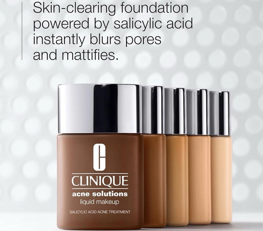 CLINIQUE Acne Solutions Liquid Makeup Foundation 1 oz, WN 46 golden neutral