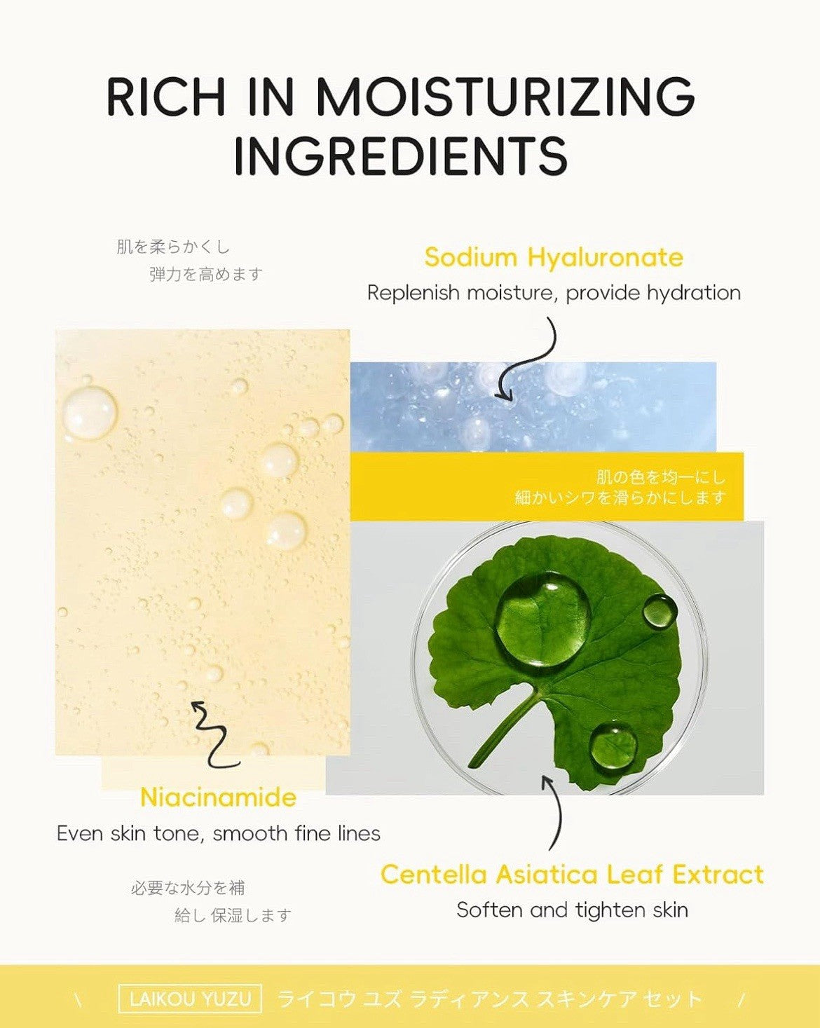 Anti-Aging Korean Skincare Set, Grapefruit 5-In-1 Skincare Gift Set