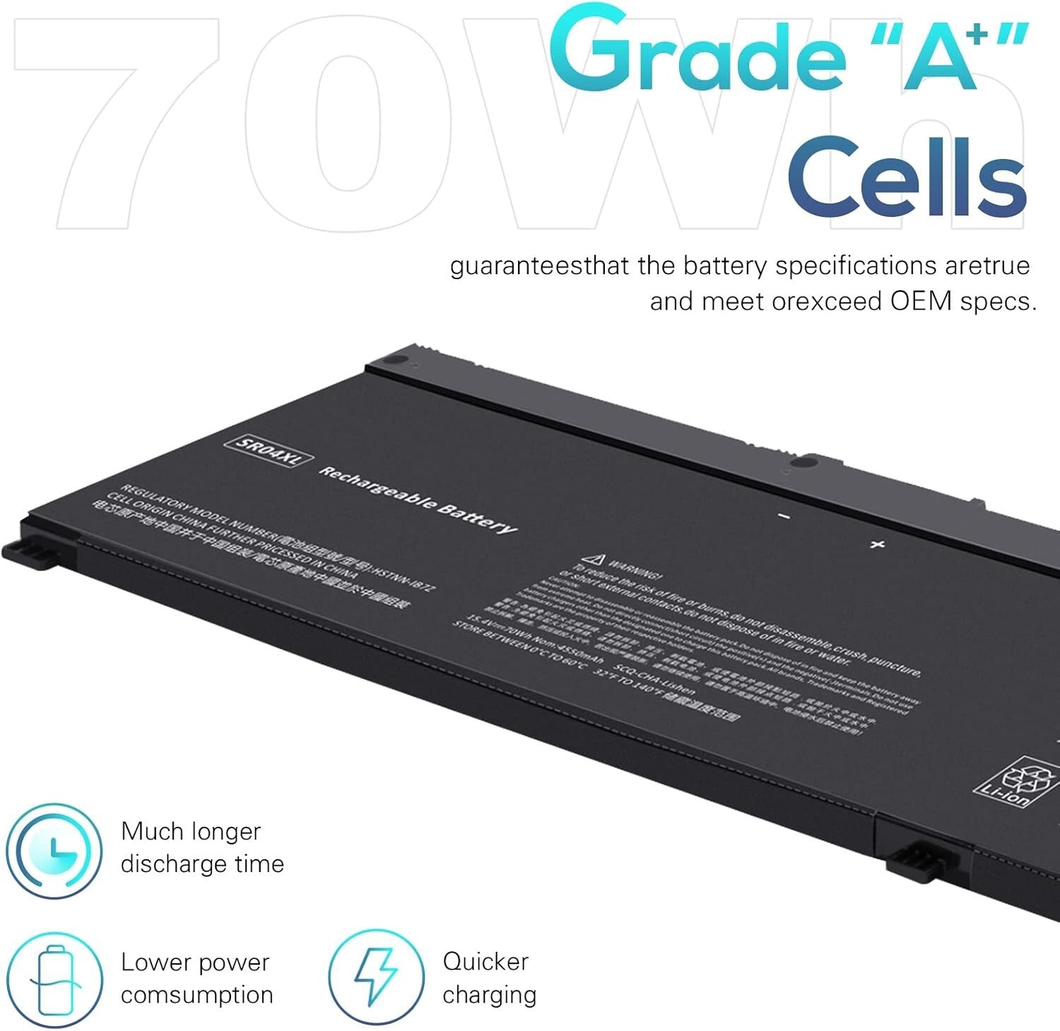SR04XL Battery For HP Pavilion Laptop 15-CB000 Power 15-CB000 15-CE015DX