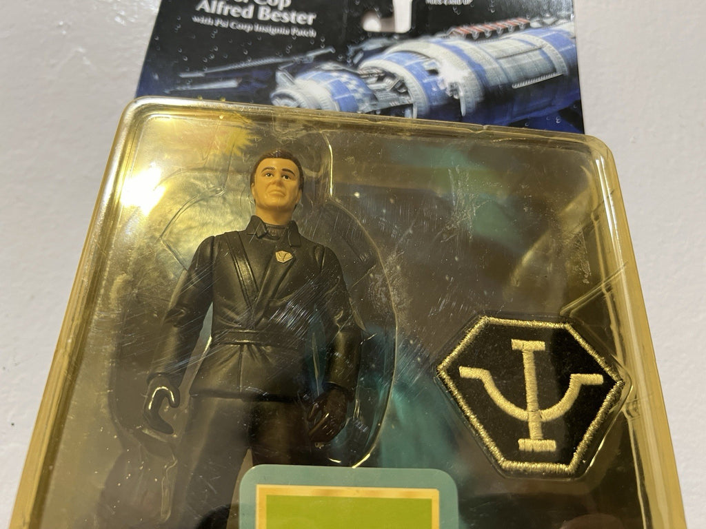 BABYLON 5 PSI COP ALFRED BESTER ACTION FIGURE FACTORY SEALED with Psi Corp Patch