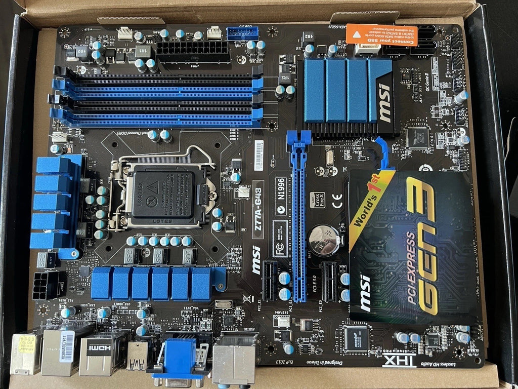 MSI ZH77A-G43 MSI Socket LGA1151 ATX System Board