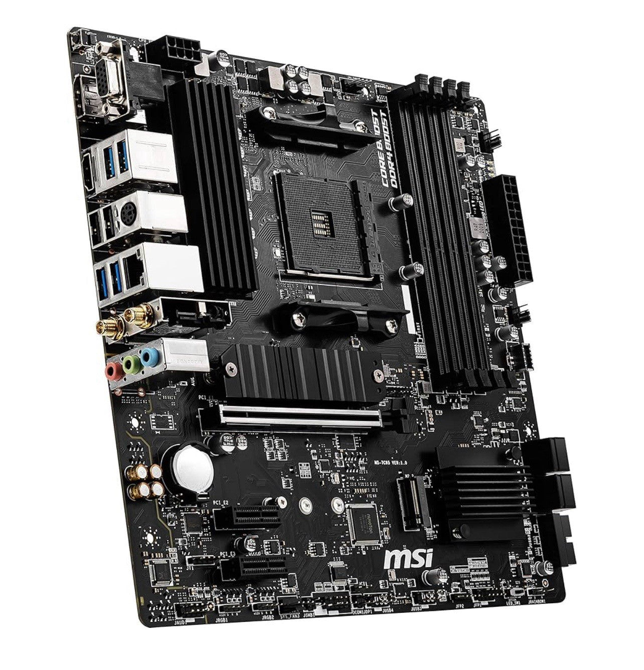 MSI B550M PRO-VDH AMD Ryzen AM4 Micro ATX Motherboard DDR4 SATA 6Gbs 128GB [NEW]